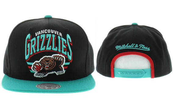 NBA Memphis Grizzlies M&N Snapback Hat NU04